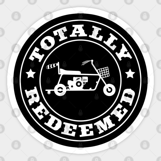 Dumb and Dumber - Totally Redeemed - Minibike Sticker by Barn Shirt USA